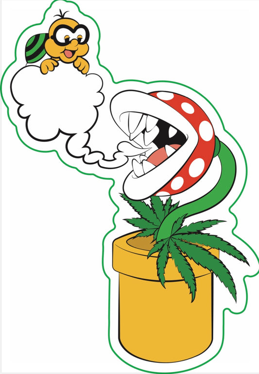 Piranha Plant Sticker