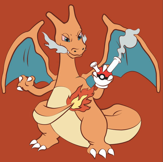 Stoner Charizard Art Print