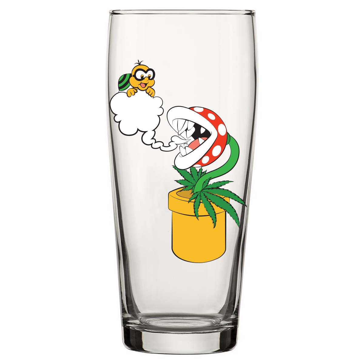 Piranha Plant Glass