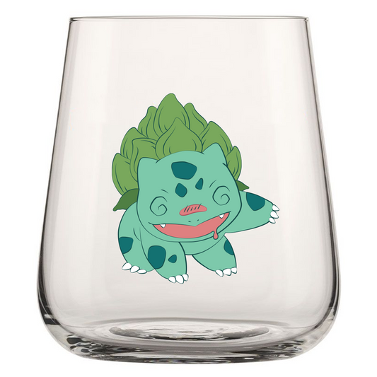 Drunk Bulbasaur Glass